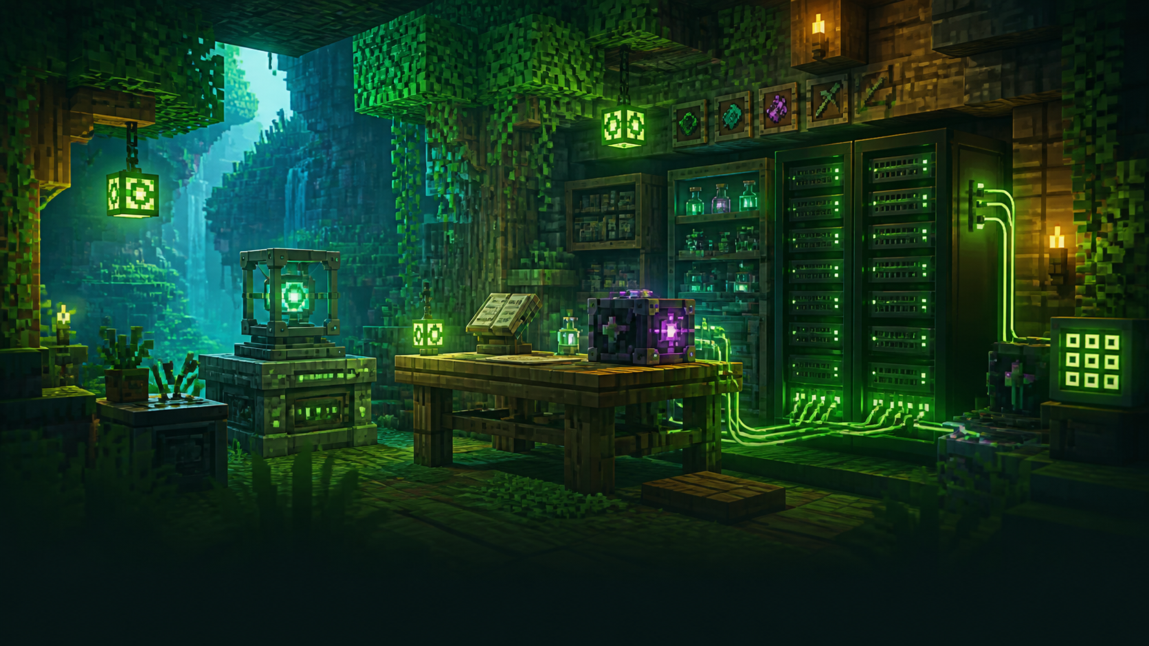 Minecraft Fabric custom server artwork